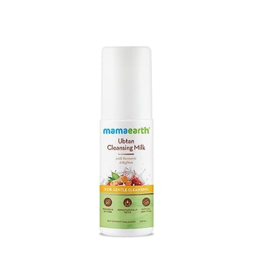 Mamaearth Ubtan Cleansing Milk With Tuemeric and Saffron (Certified ORGANIC)