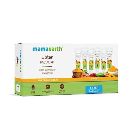 Mamaearth Ubtan Facial Kit With Turmeric And Saffron (Certified ORGANIC)