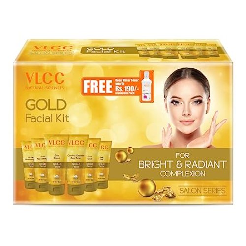 VLCC Premium Gold Series Facial Kit With Rose Water
