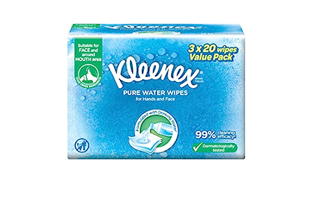 Kleenex Pure water wipes