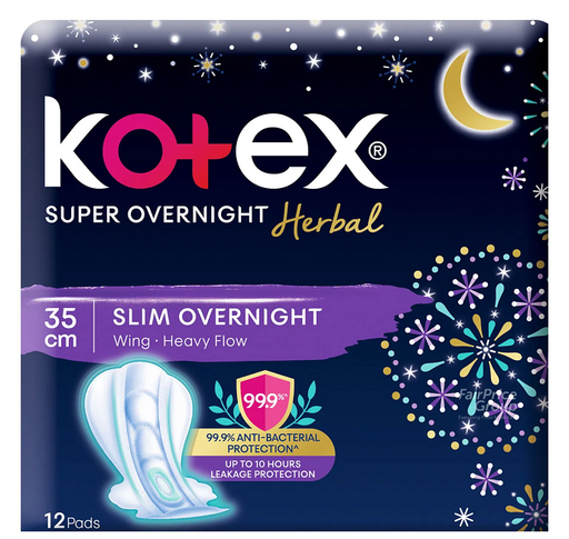 Kotex Super Slim Overnight Herbal 35cm