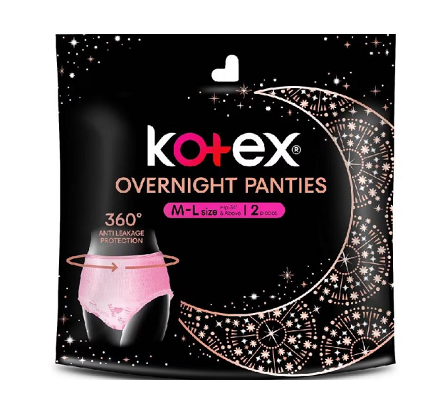 Kotex Overnight Panties M~L