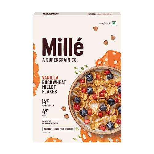 Mille Vanilla Buckwheat Millet Flakes