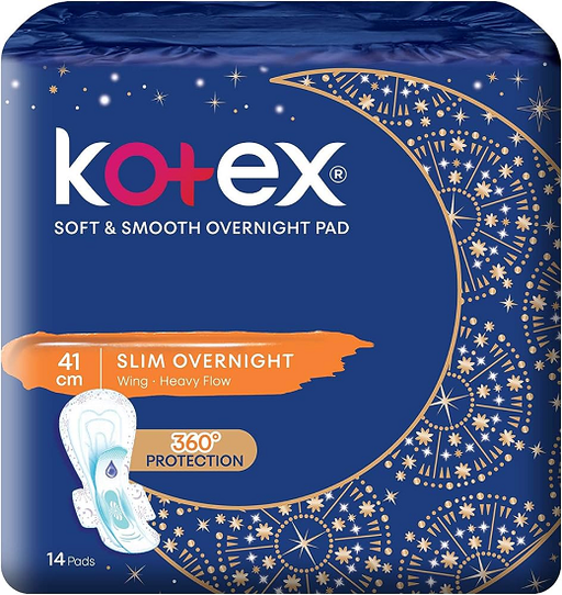 Kotex Soft and Smooth Overnight  41cm