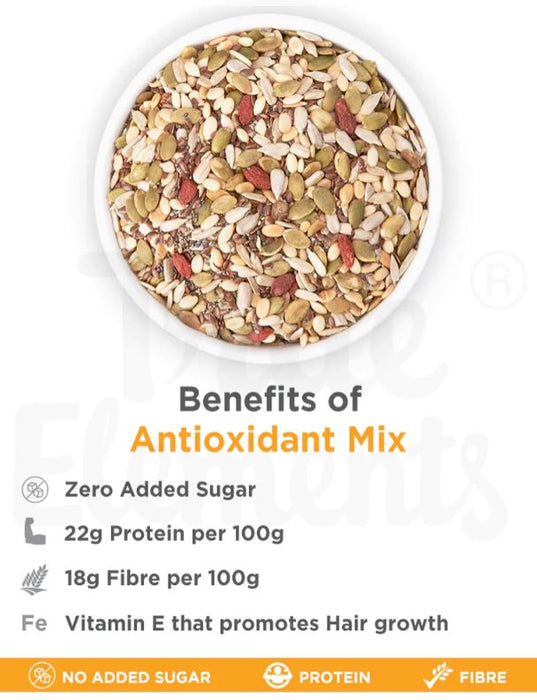 True Elements Antioxidant Mix Seeds Healthy Snacks Diet Food Mixed Seeds for Eating