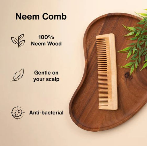Beco Wooden Neem Good for Hair Growth & Dandruff Control Comb