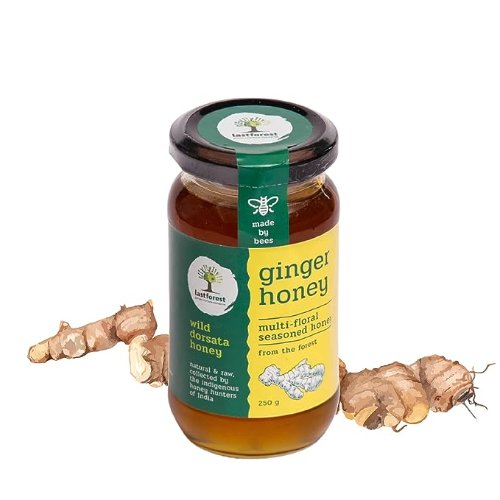 Nigiris Last Forest Natural Raw Unprocessed Wild Honey with Natural Extracts Ginger Honey