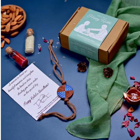 Kulture Street Premium Samudra Sea Handmade Eco friendly Rakhi