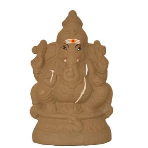 Eco Friendly Vinayagar Chathurthi Dissolvable Clay Ganesha Idol Statue Natural Clay 