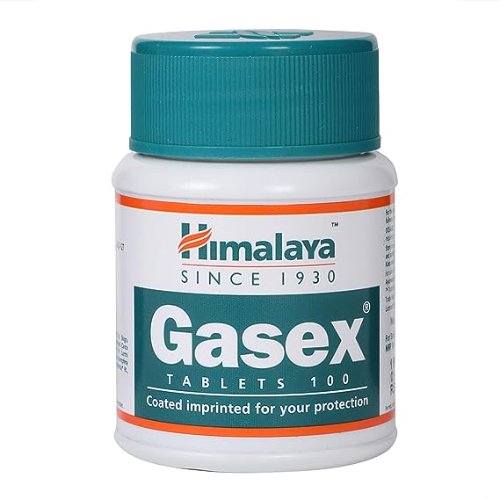 Himalaya Gasex Tablets Improves Digestion Relieves trapped gasses Provides Relief from Bloating