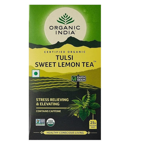 Organic India Tulsi Sweet Lemon Tea Stress Relieving & Elevating (Certified Organic)