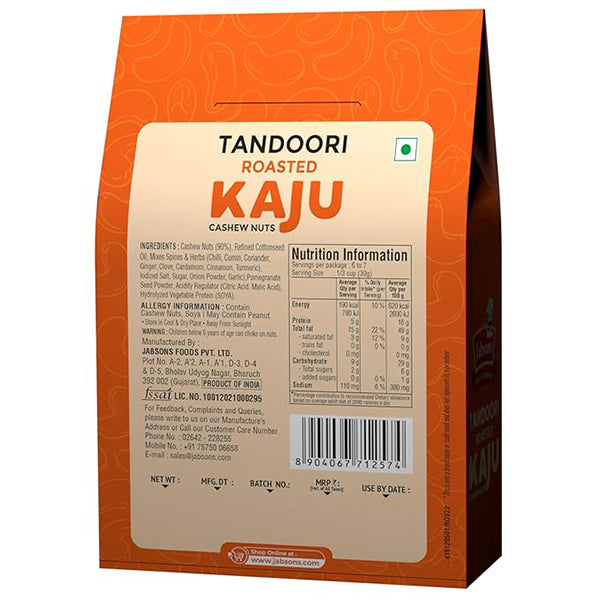 Jabsons Dry Fruit Cashewnut Tandoori - 100 g