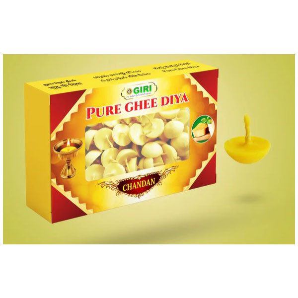 Giri Pure Ghee Diya Sandal - 20 pcs