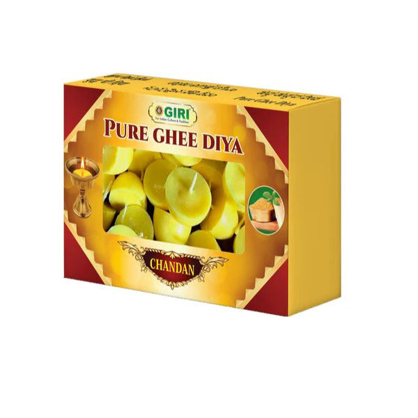 Giri Pure Ghee Diya Sandal - 20 pcs