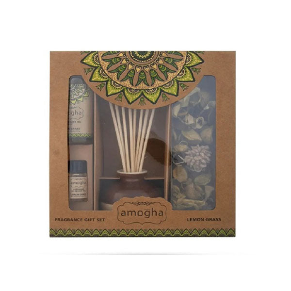 Giri Iris Amogha Lemon Grass Fragrance Gift Set - 1 Box