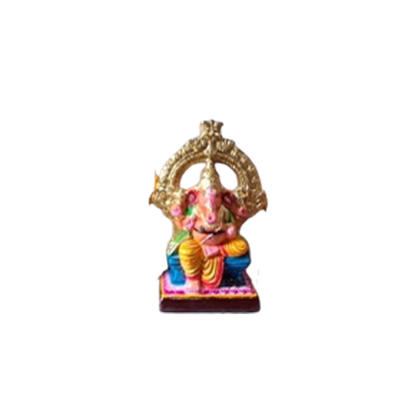 Paper Machie Vinayagar Golu Statue - 1.5 Feet