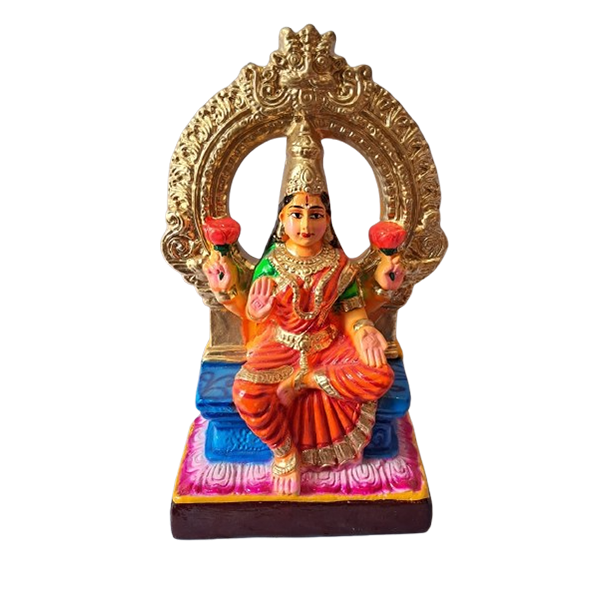 Paper Mache Lakshmi Golu Statue - 1.5 Feet