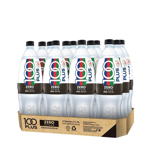 100 Plus Zero Sugar Isotonic Drink - 12 x 1.5 L