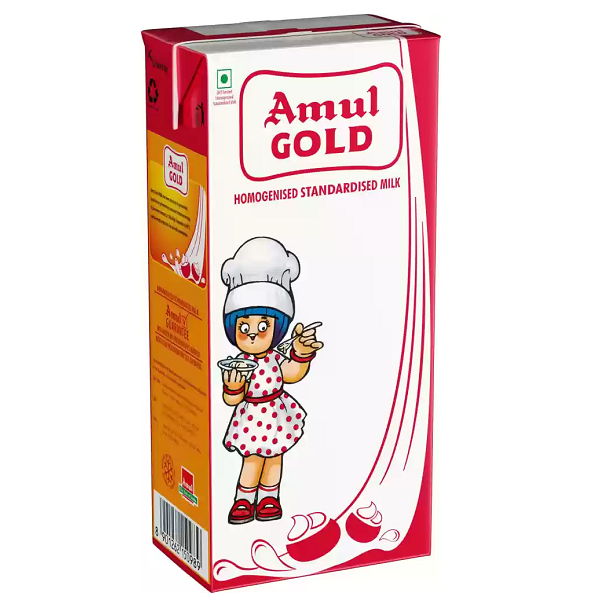 AMUL Gold UHT Milk - 1 L