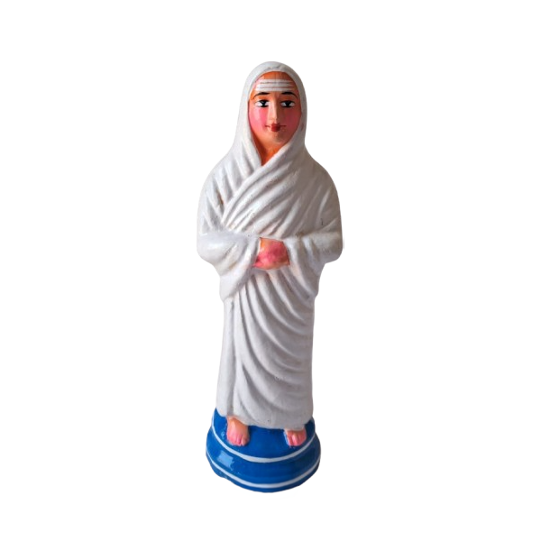 Clay Vallalar Golu Statue - 12 inch