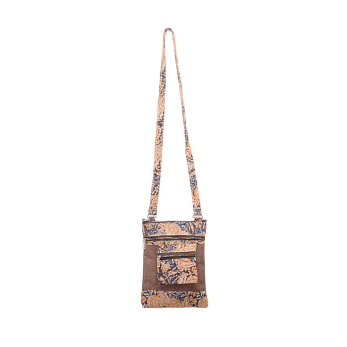 Kalamkari Ladies Sling Bag Brown - 1 Pc