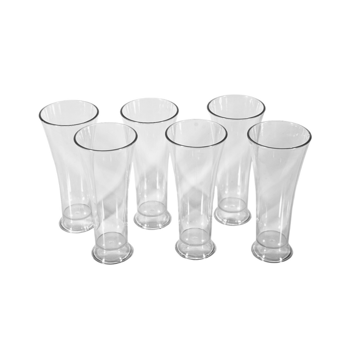 Transparent Trendy Lassi Glass - Set of 6