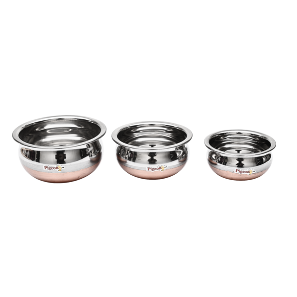 Pigeon Baby Lite Dish Copper Bottom - Set of 3