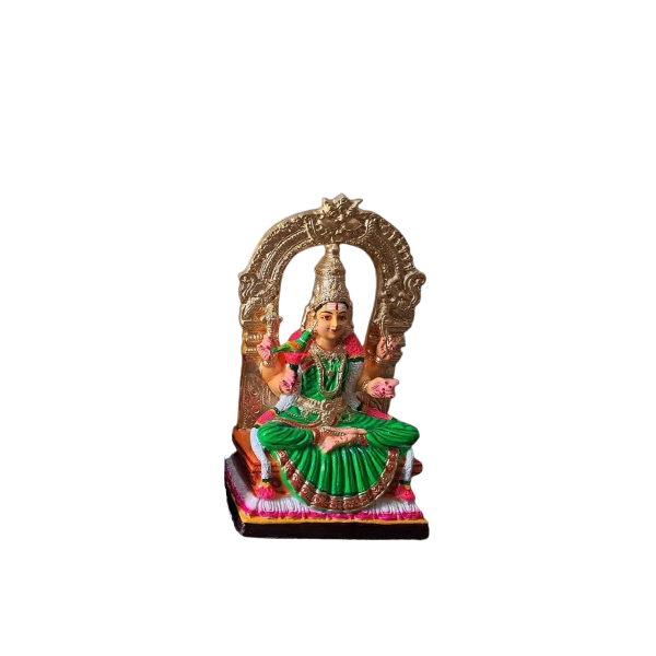 Paper Machie Kamatchi Amman Golu Statue - 1.5 Feet