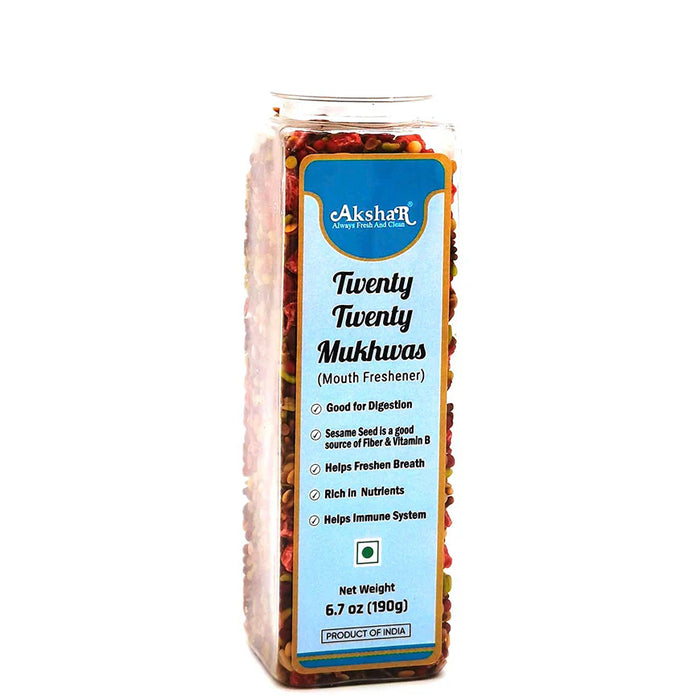 Akshar Mouth Freshener Twenty Twenty Mukhwas - 190 g