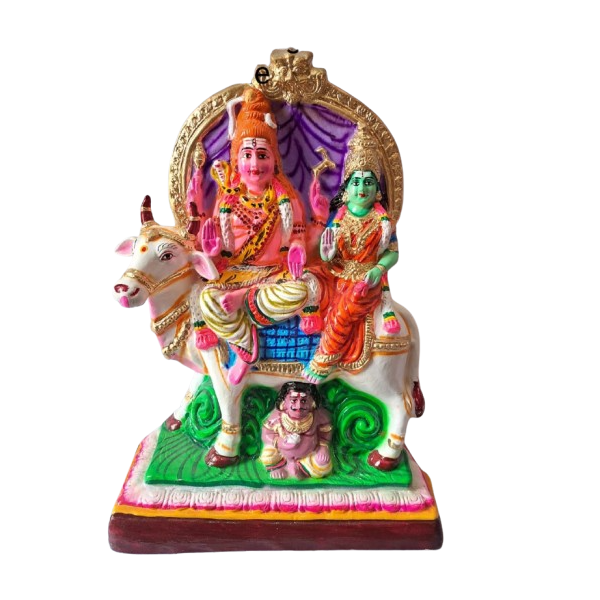 Paper Mache Rishabavaganam Golu Statue - 2.5 Feet