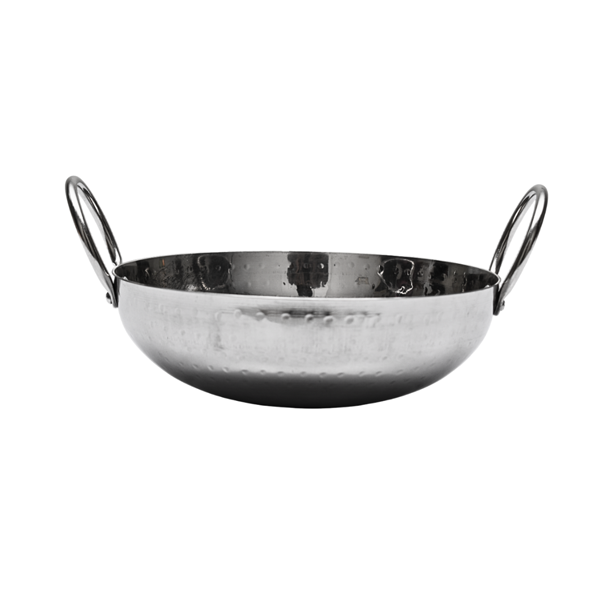 Stainless Steel Heavy Hammered Kadai - 1 pc(1 L)