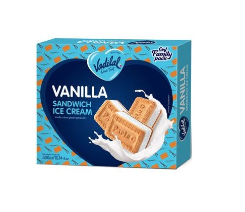 Vadilal Vanilla Sandwich Icecream - 300 ml