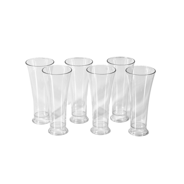 Transparent Trendy Lassi Glass - Set of 6