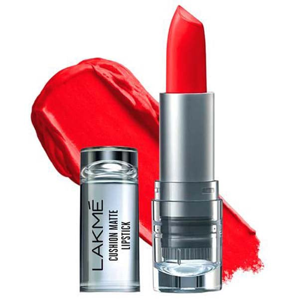 Lakme Cushion Matte Lipstick Red Bombshell - 4.5 g