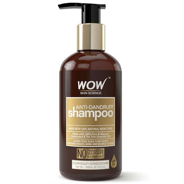 Wow Skin Science Anti Dandruff Shampoo - 300 ml