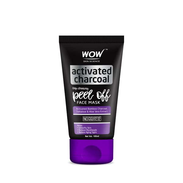 Wow Skin Science Activated Charcoal Peel Off Mask - 100 ml