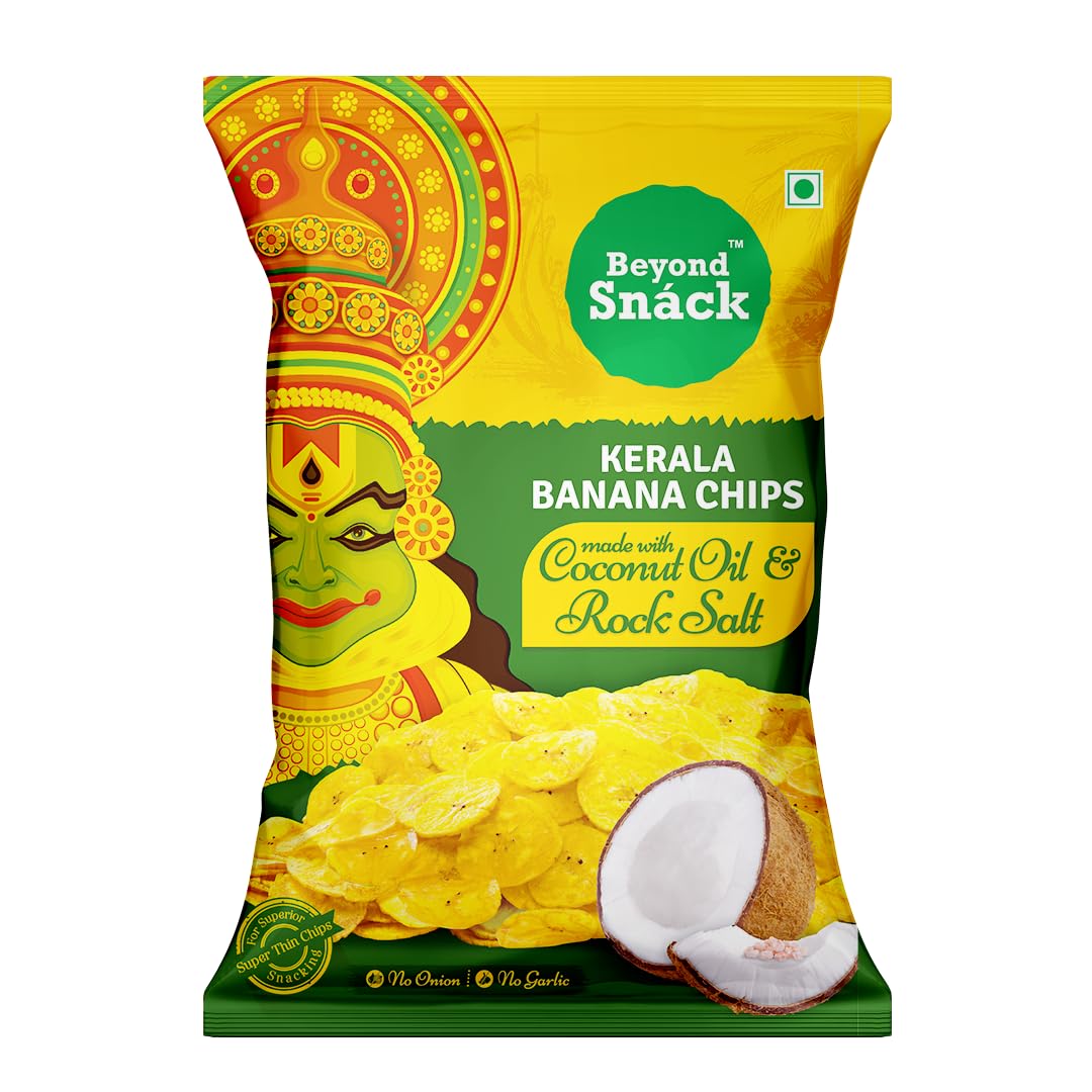 Beyond Snack Kerala Banana Chips Coconut oil & Rock Salt  - 100 g