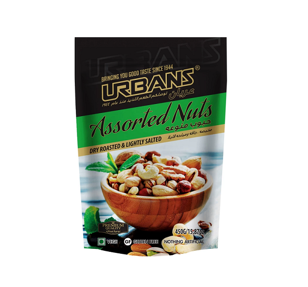 Urbans Assorted Nuts Dry Roasted & lightly Salted - 80 g