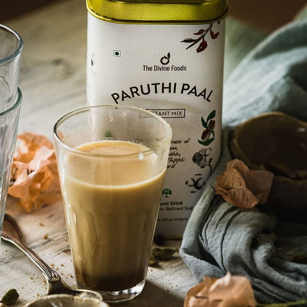 The Divine Foods Paruthi Paal Cotton Seed Latte Mix - 250 g