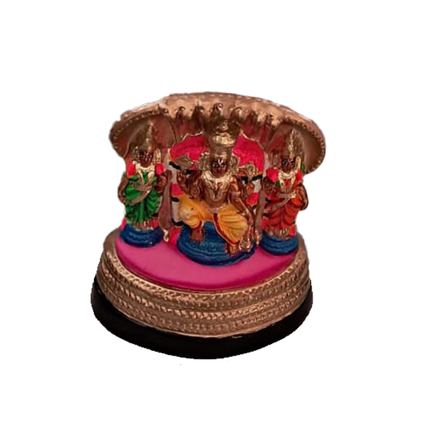 Paper Machie S.Bhramotsavam Shesha Vaganam Golu Statue - 1 Feet