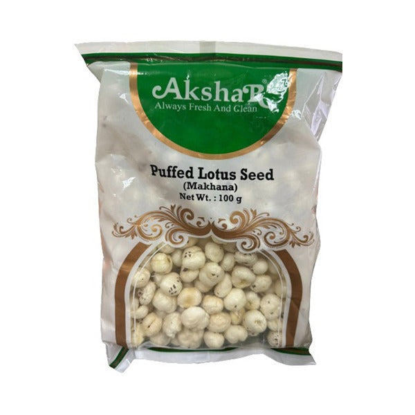 Akshar Puffed Lotus Seed (Makhana) - 100 g