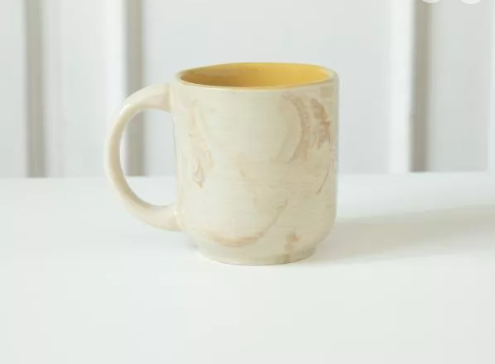 Ellementry Amber Love Ceramic Mug For Kitchen/Gifting Purpose(SWETA2773) - 1 Pc