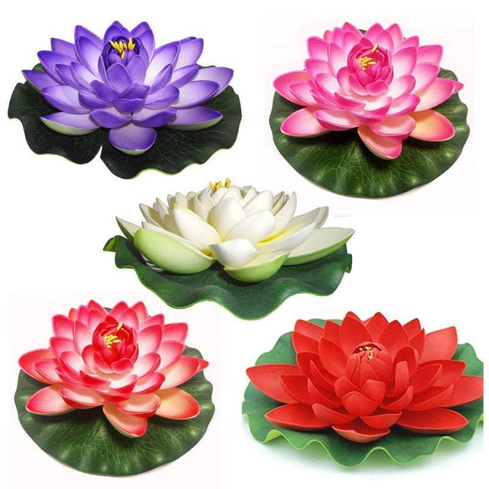 Artificial Floating Lotus Flowers Big - 1 Pc