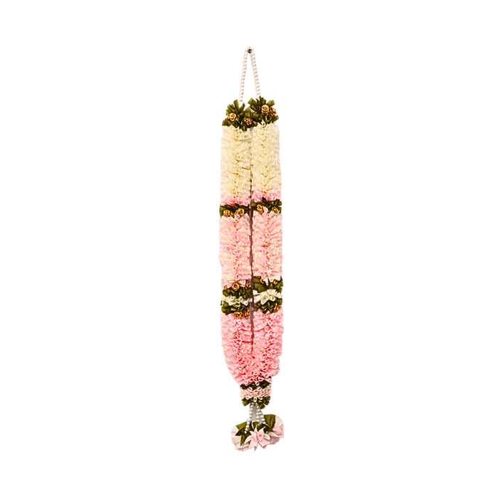 Artificial Cloth Pink Garland - 3 Feet