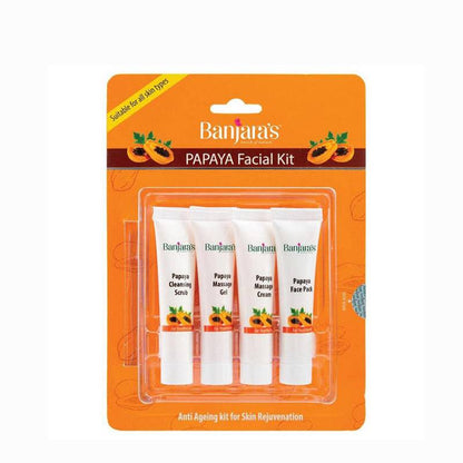 Banjara's Facial Kit Papaya (Blister)  - 15 x 4 60 g