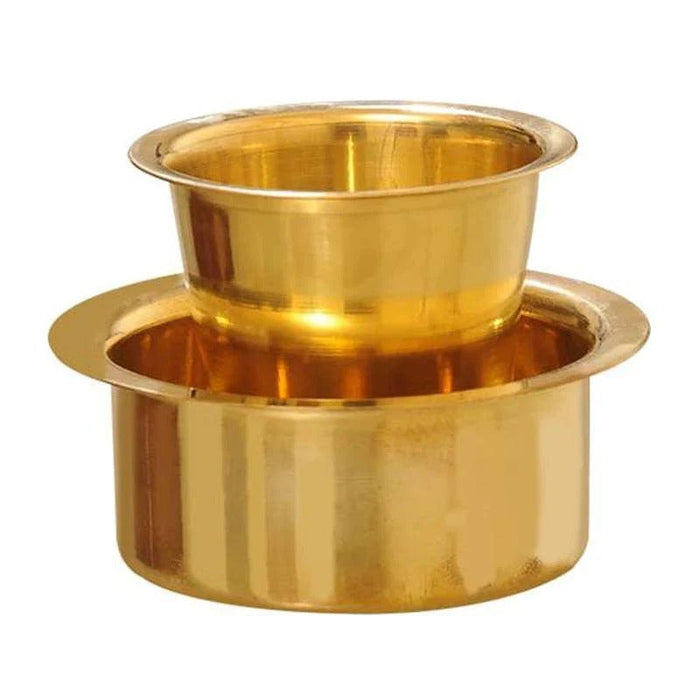 Brass Dabara Set  - Set of 2 (150ml)