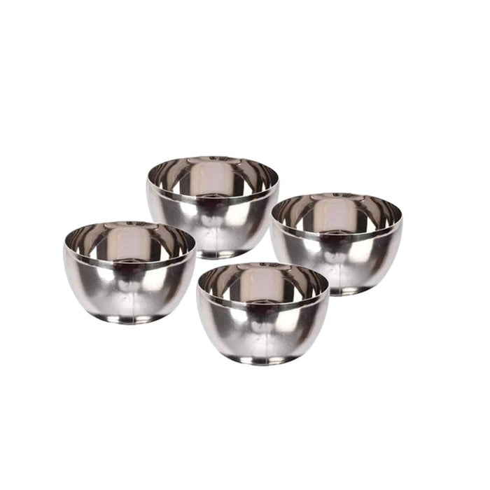 LLM Stainless Steel Bowl Katori - Set of 4