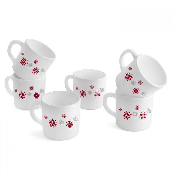 Ceramic Mug Medium Stella Dazzle Magical Star - Set Of 6