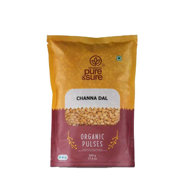 Phalada Pure & Sure Organic Channa Dal - 500 g