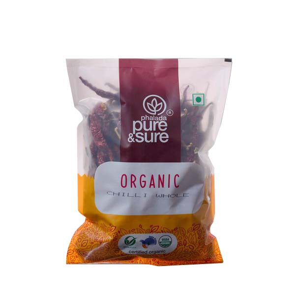 Phalada Pure & Sure Organic Chilli Whole - 100 g